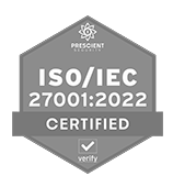 ISO 27001 certification badge
