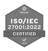 ISO 27001 certification badge
